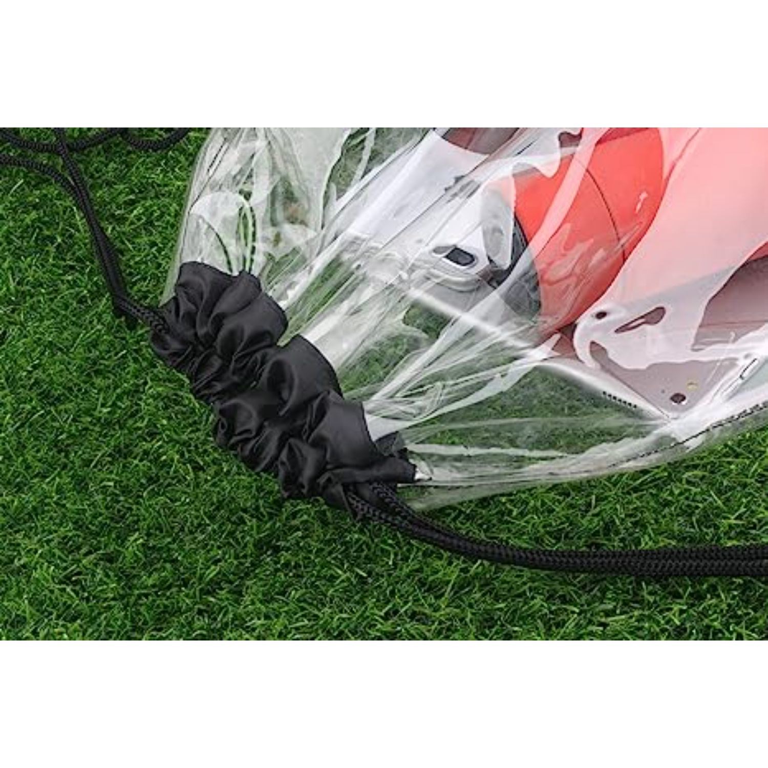 Stadium Approved Cinch Sacks Bag Clear PVC Drawstring Backpack 3