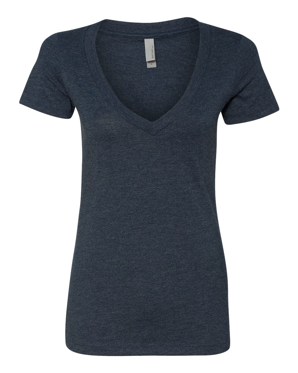 Women's CVC Deep V-Neck Tee - 6640 38