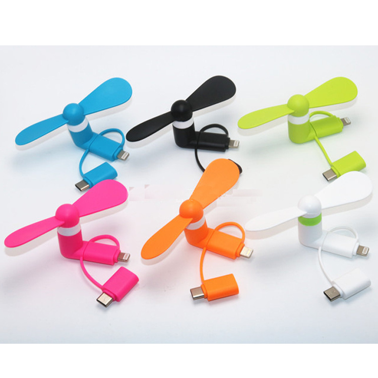 3 in 1 Mini Fan for Smart Phones 5