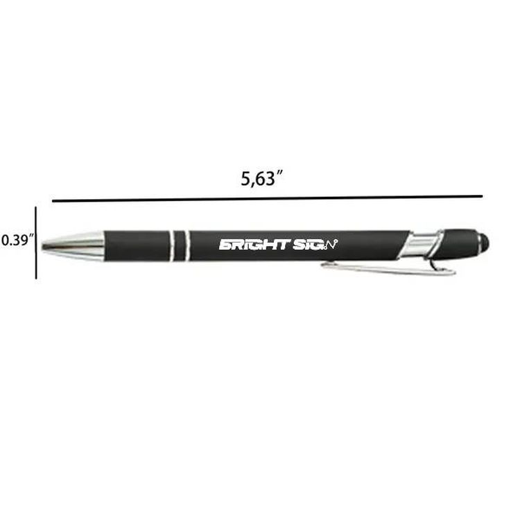 2-in-1 Stylus Tip Retractable Ballpoint Pen 3