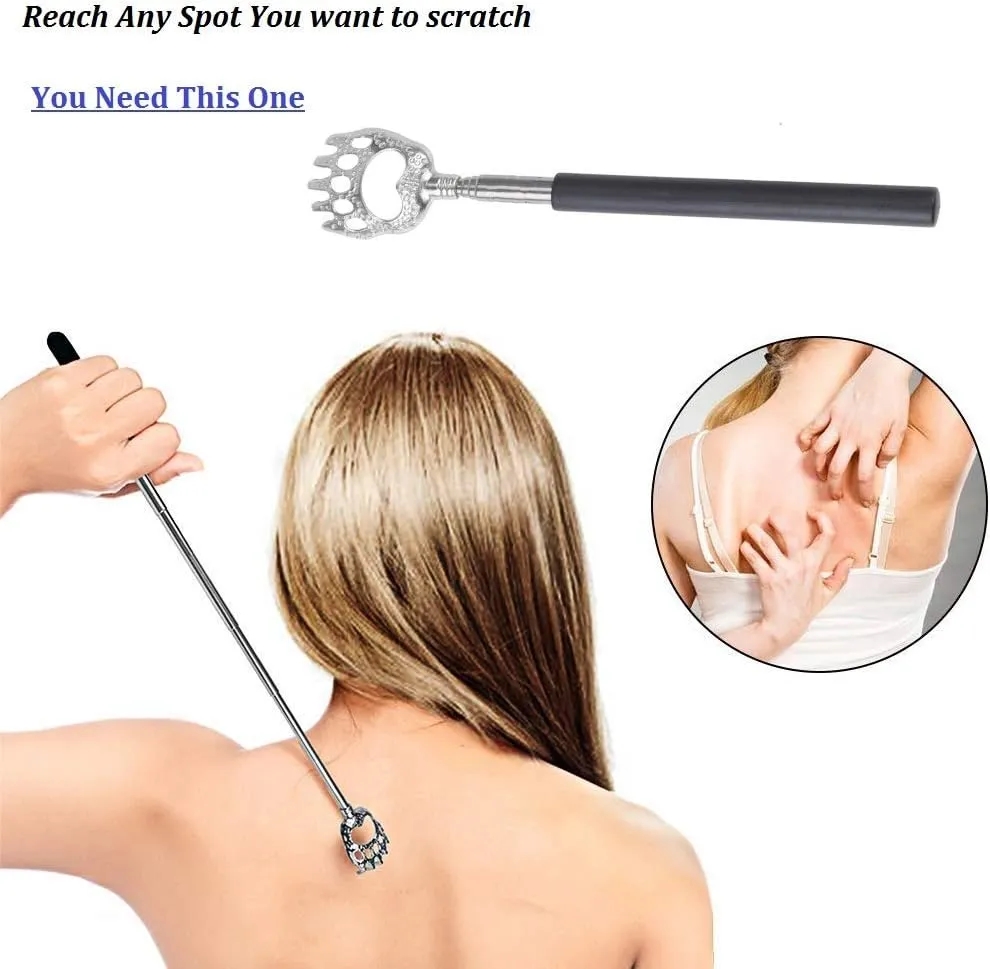 Extendable Stainless Steel Bear Claw Back Scratcher 4