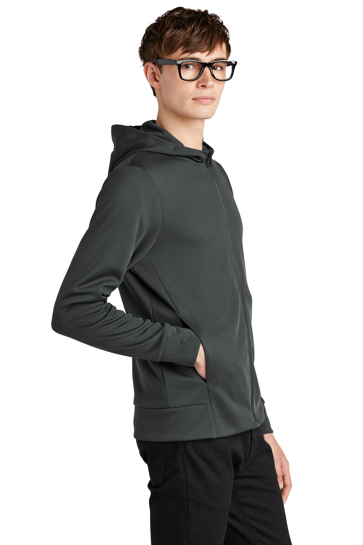 Mercer+Mettle® Double-Knit Full-Zip Hoodie 5