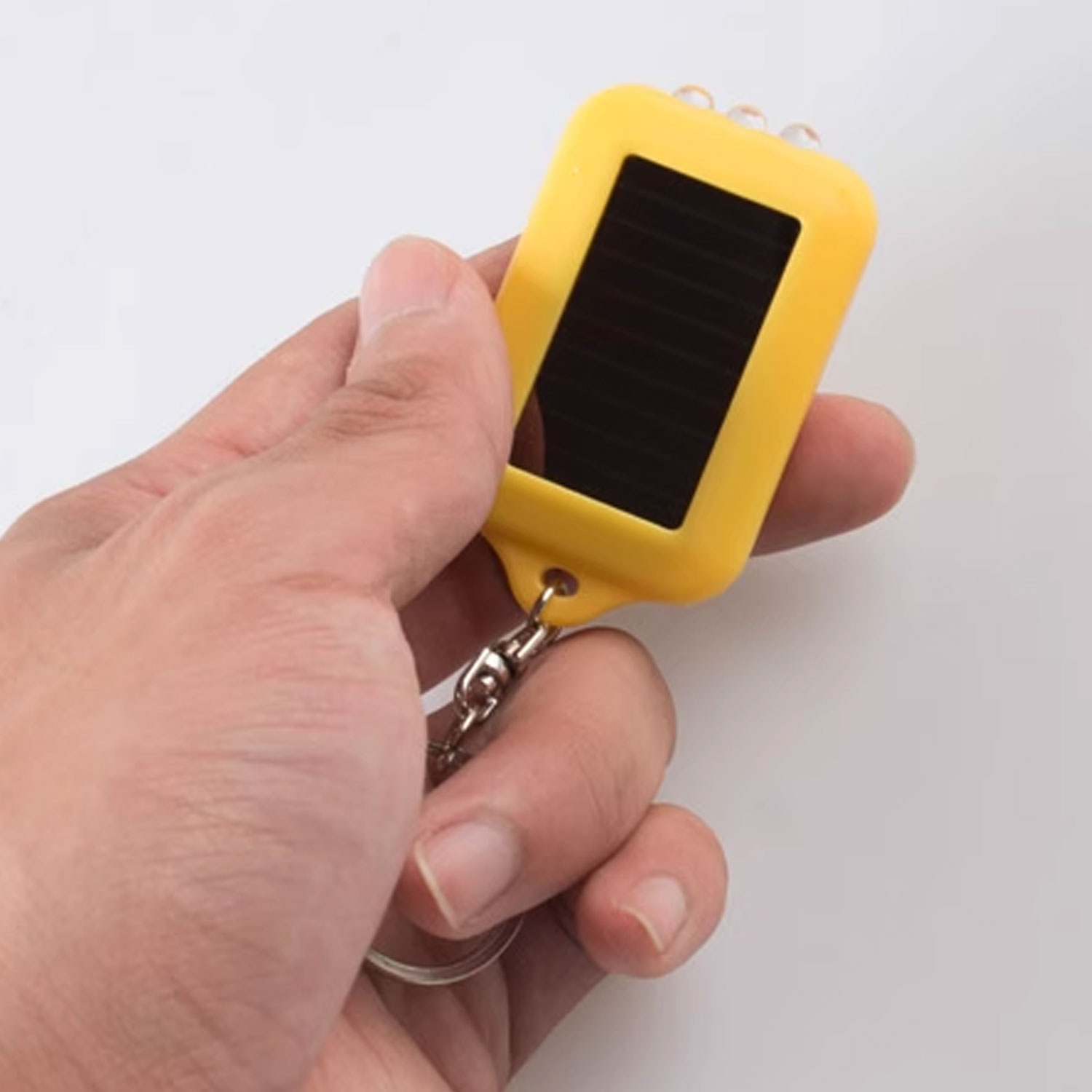 Solar Flashlight Keychain 5