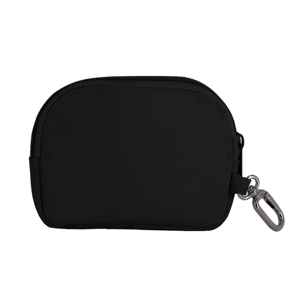 Branson Round Recycled PU Zip Pouch 13