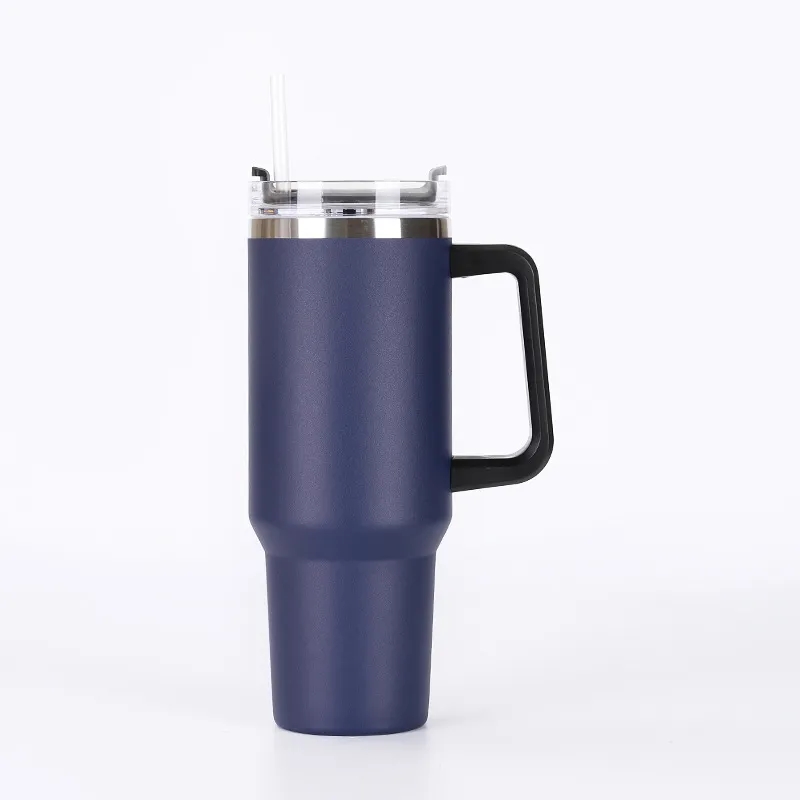 30oz.Tumbler With Handle Straw Lid 9
