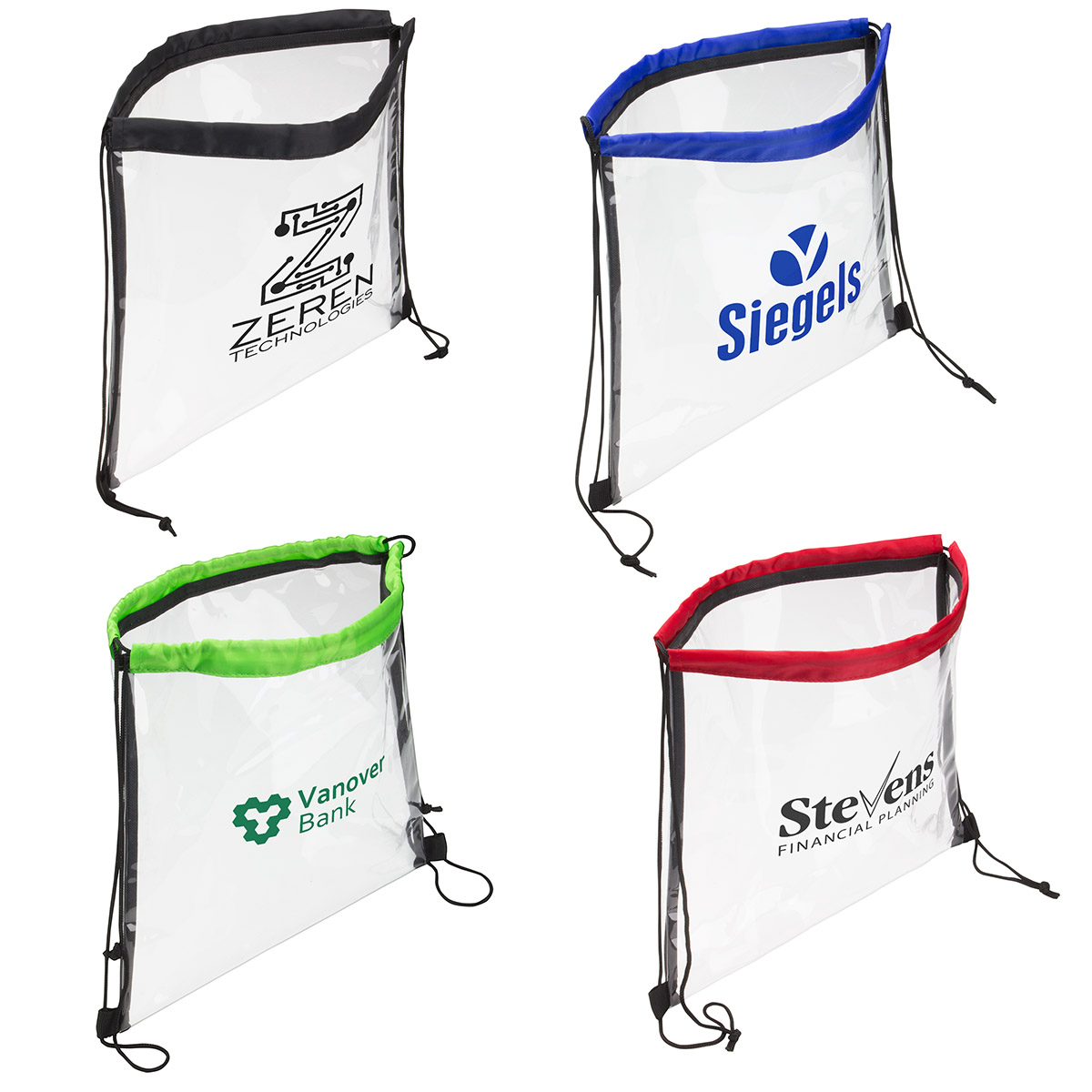 Clear Vinyl Bag with Drawstring 7