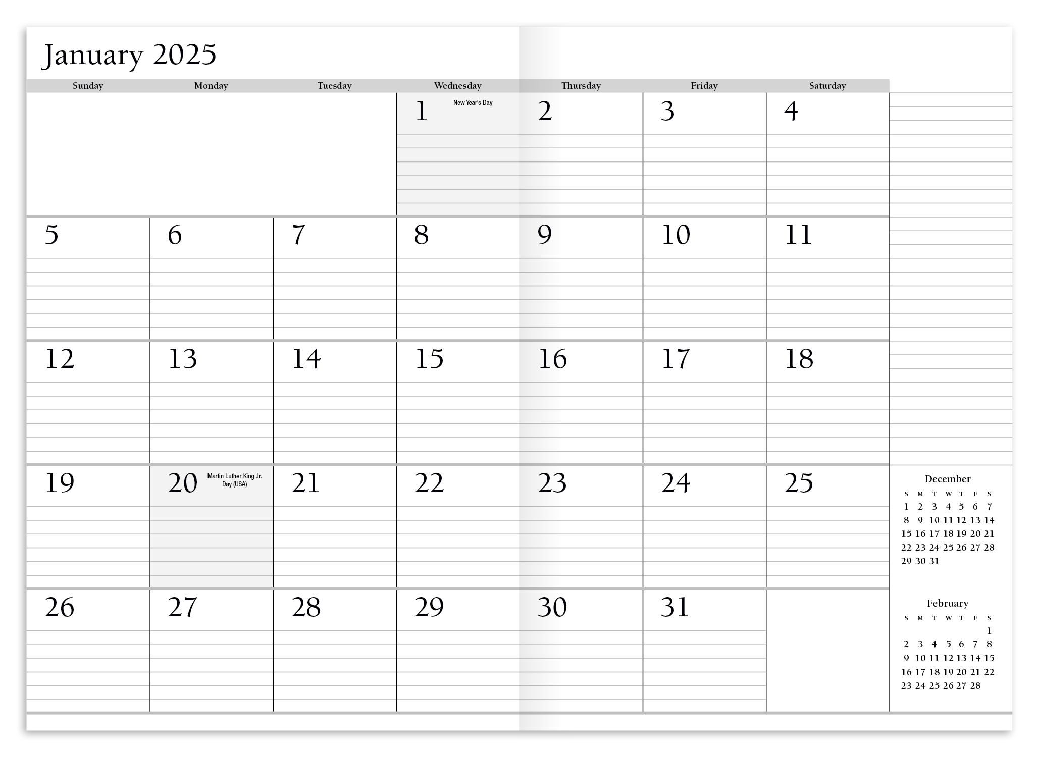 HotLine® Products Planner 7" x 10" 4