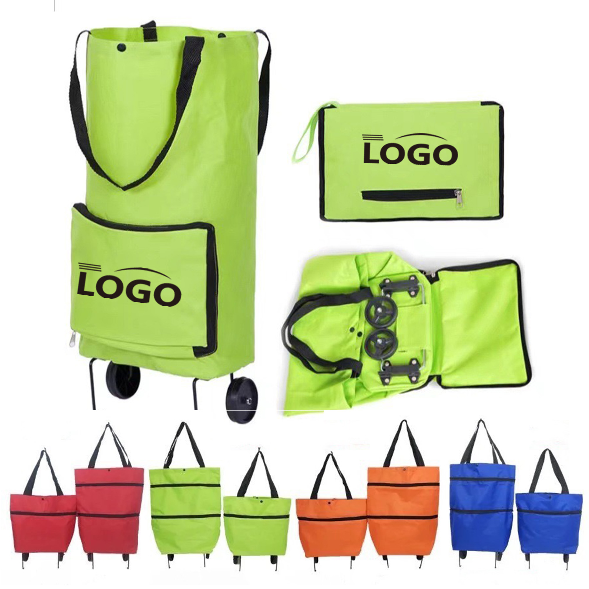 2 in 1 Collapsible Shopping Cart Bag 2