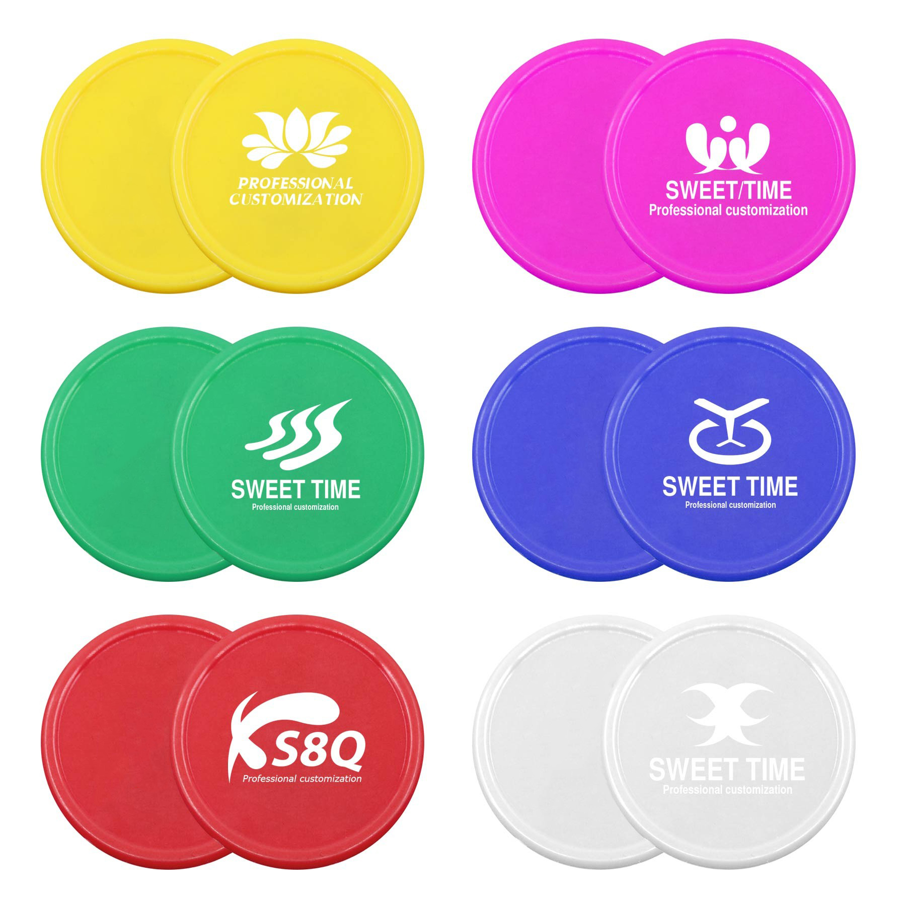 Custome Plastic Chip Coins 2