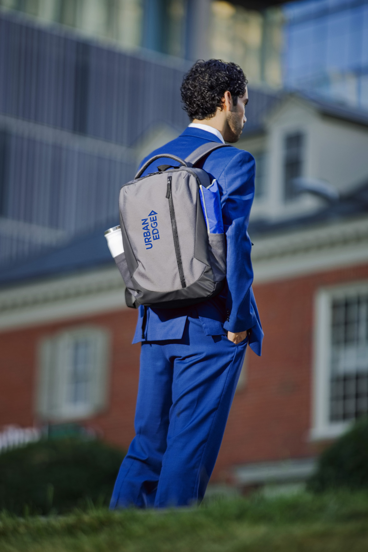 Metro Tech Backpack, custom backpack with logo imprint 6