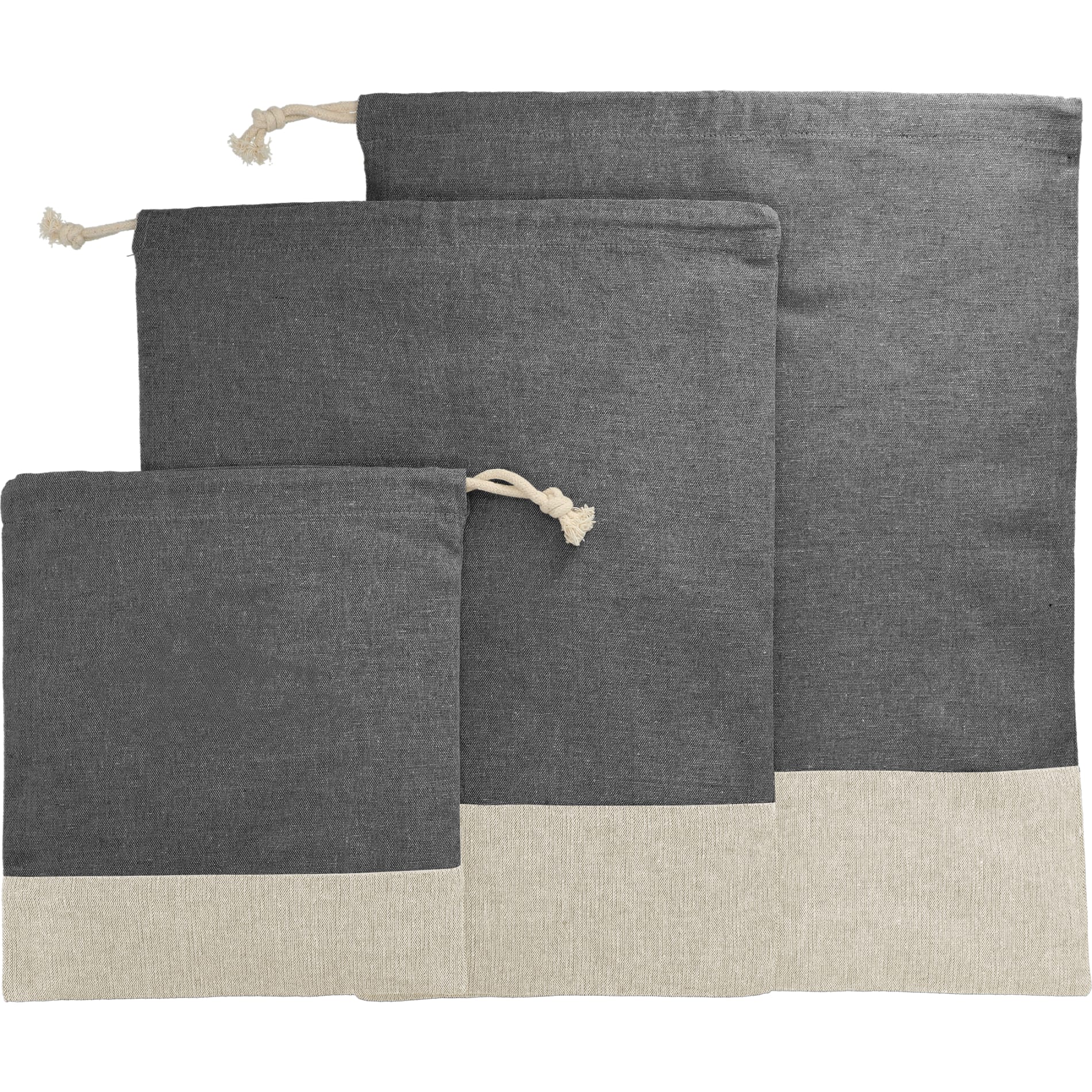 Split Recycled 3pc Travel Pouch Set 30