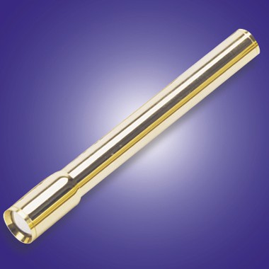 GOLD PLATED BRASS KALEIDOSCOPE W/ ROTATING CHAMBER 2