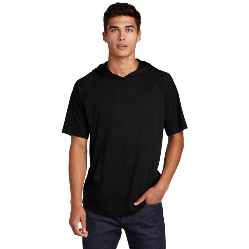 Sport-Tek PosiCharge Tri-Blend Wicking Short Sleeve Hoodie., custom hoodie or sweatshirt with logo imprint 12