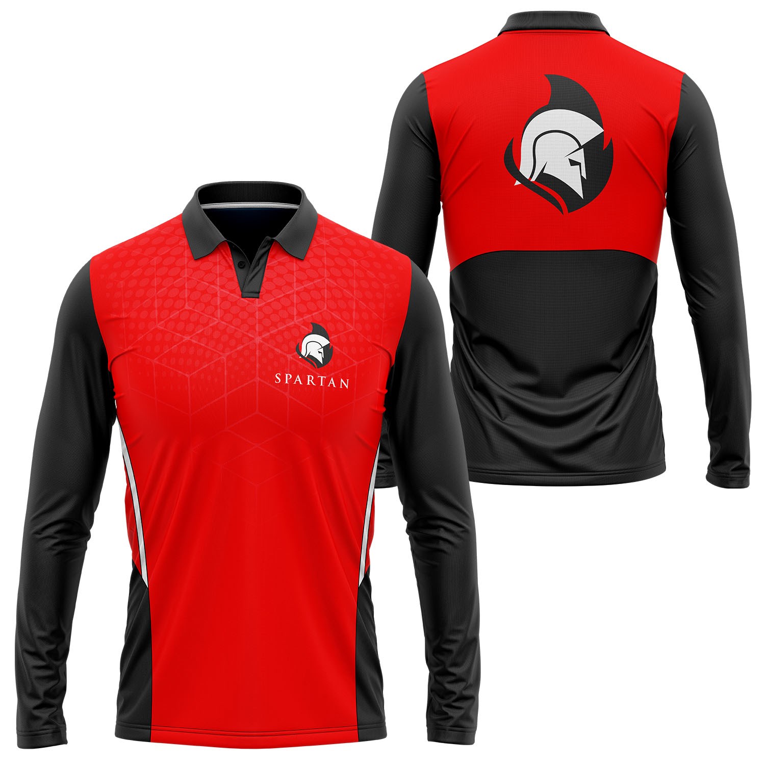 Unisex 160 GSM delicate Brushed Milk Silk Sublimation Long Sleeve Polo shirt 5