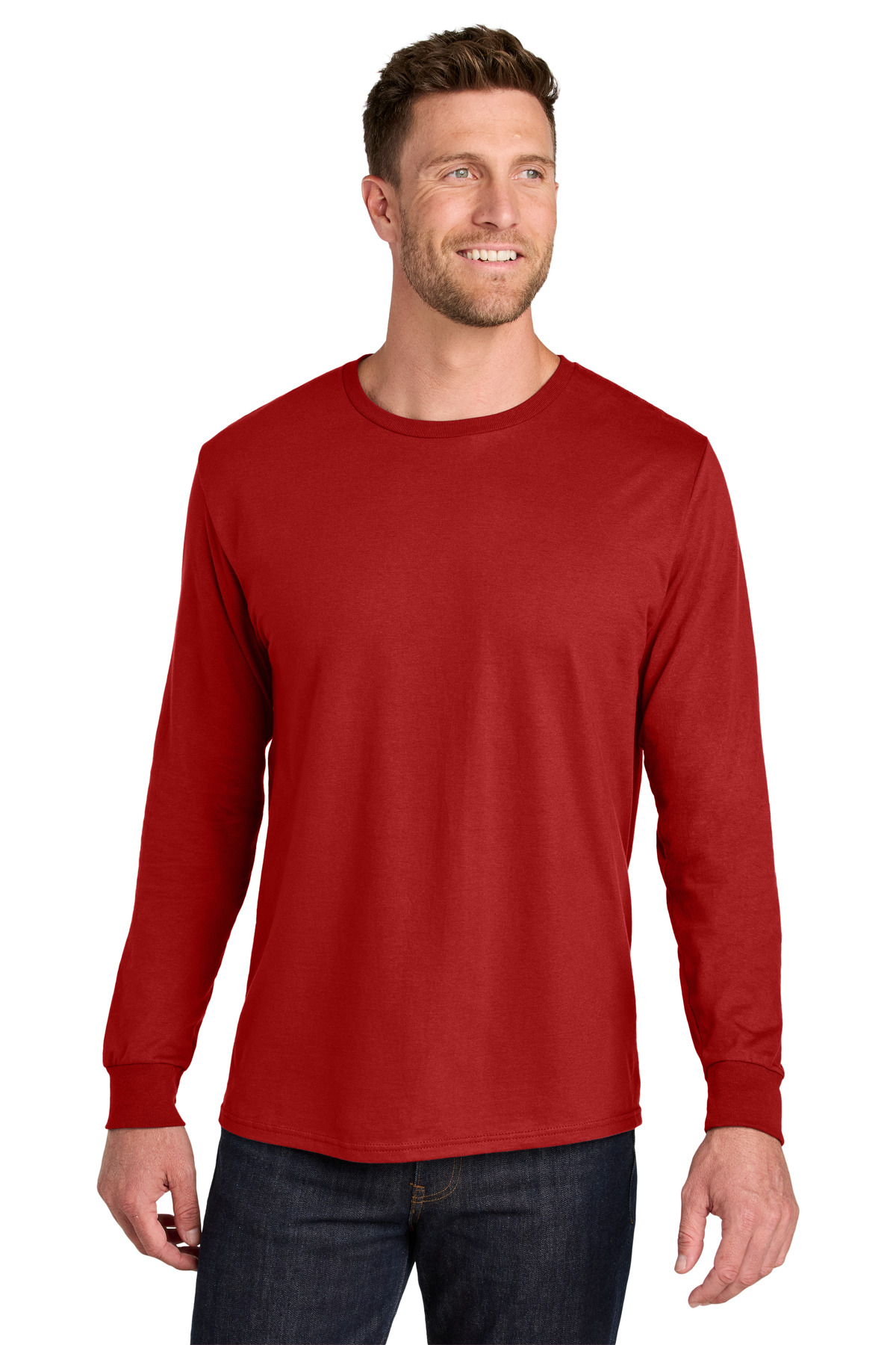 Jerzees Ultimate Unisex Ring Spun Long Sleeve T-Shirt IC46L 18