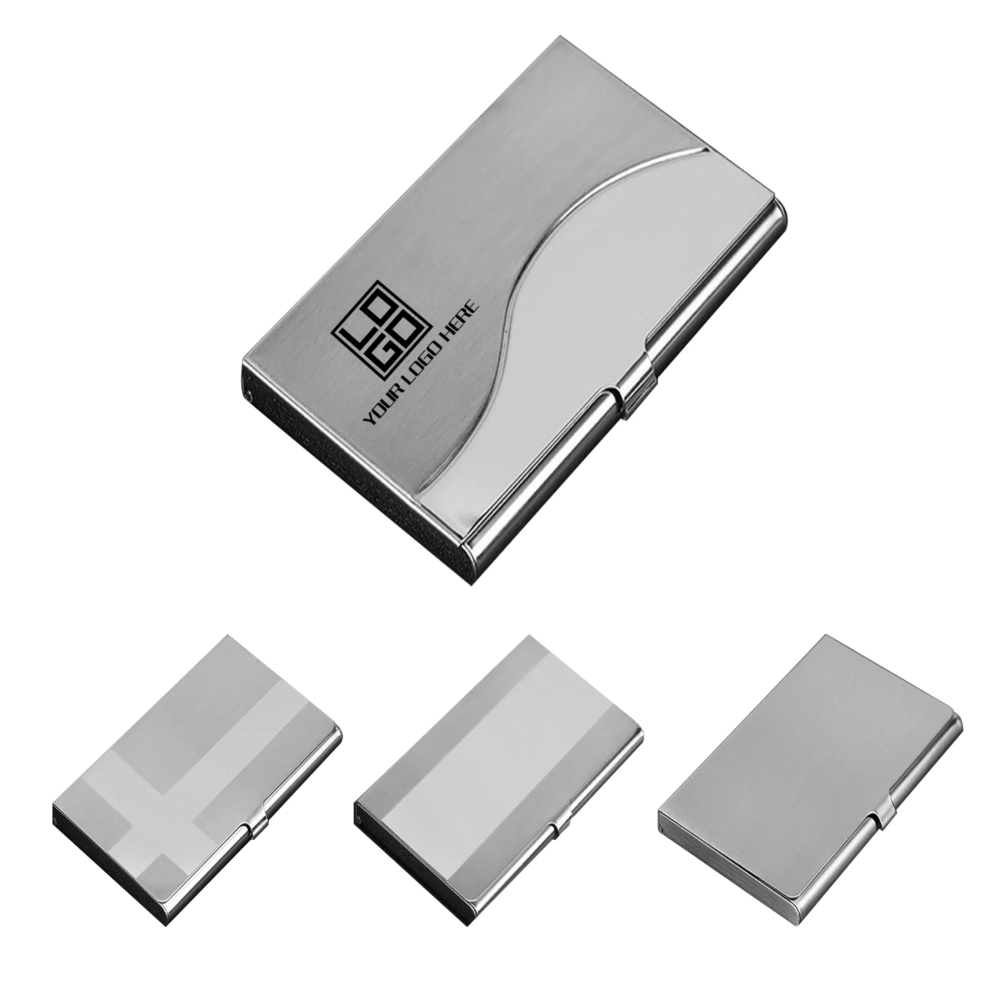 Stainless Steel Mirrored Business Card Holder MOQ15pcs 3