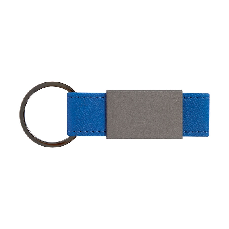 Boyd Aluminum & Leatherette Keyring 16