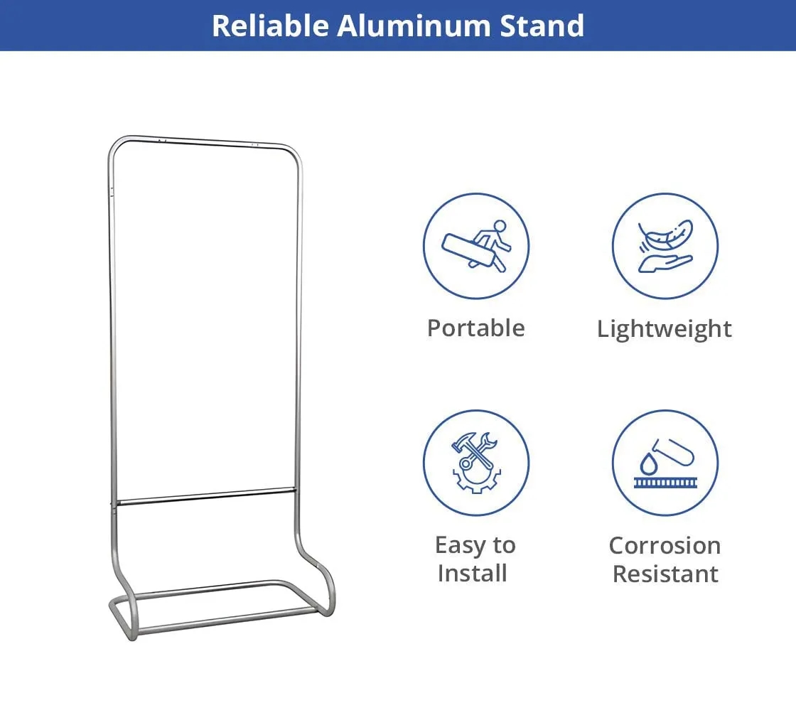 Fabric Display Stand Snake B - Hardware Only 2