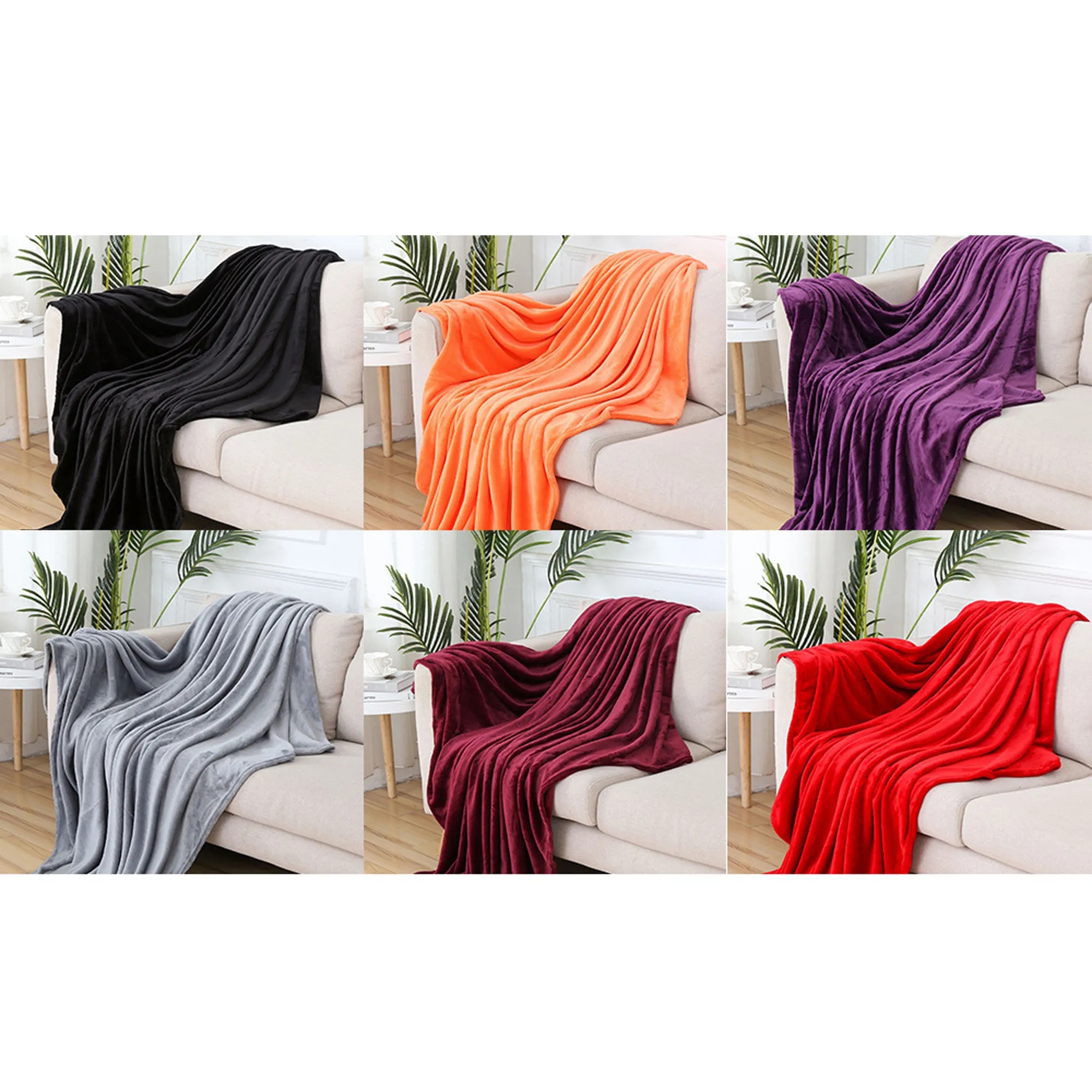Soft Touch Family Sofa Blanket MOQ50pcs 2