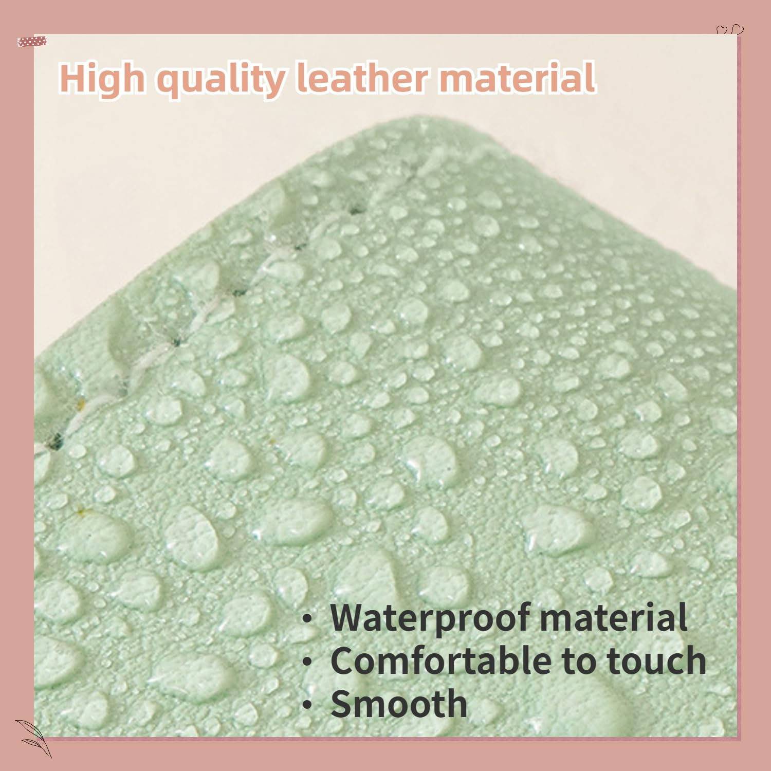 PU leather Jewelry Storage Roll Bag Necklace Holder 6