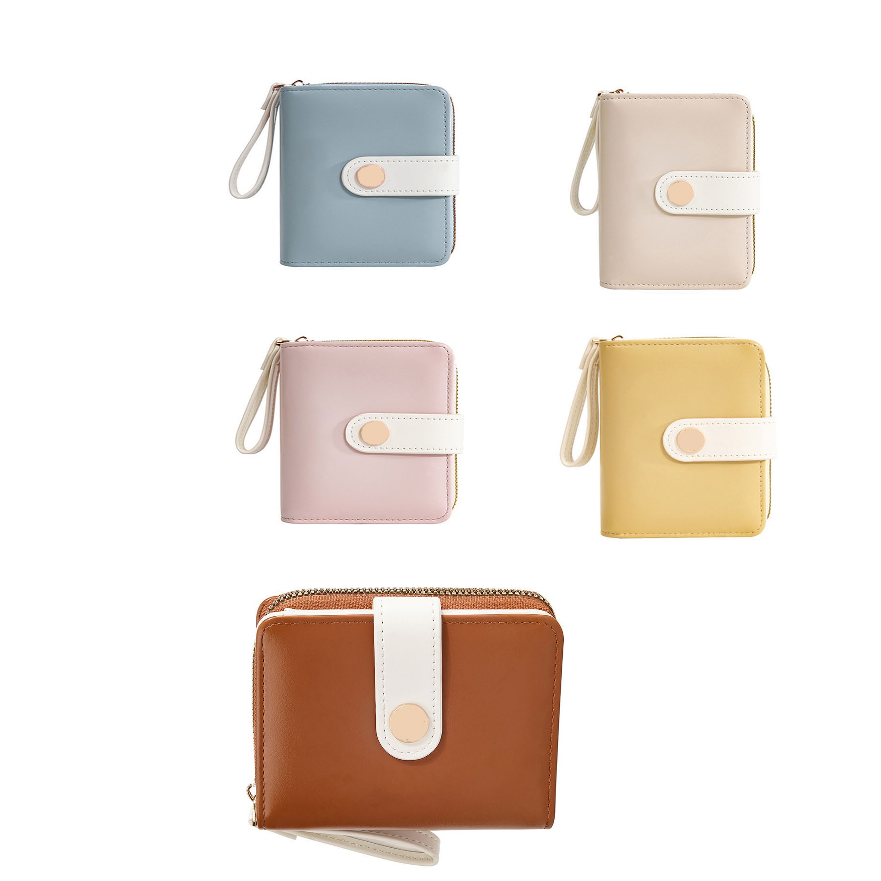 Color-coded Button Wallet 2