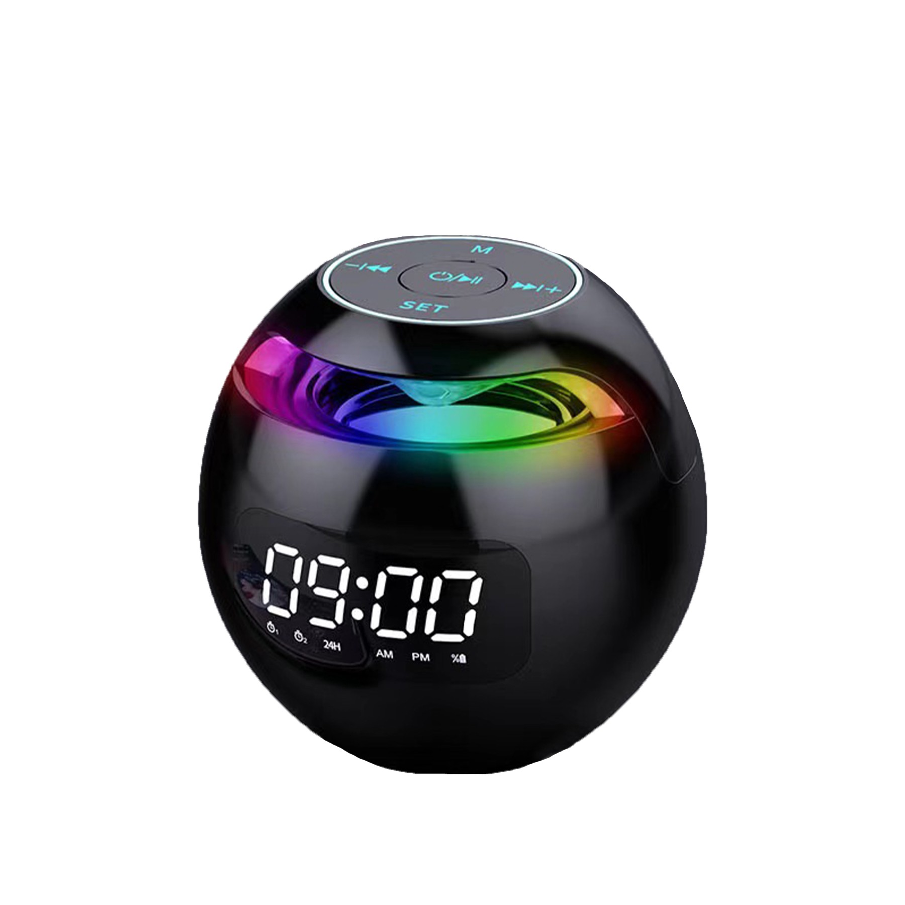 Bluetooth Speaker with Clock 3