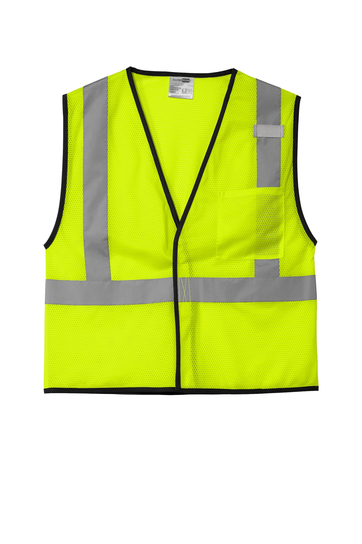 CornerStone ANSI 107 Class 2 Economy Mesh One-Pocket Vest. CSV100 21