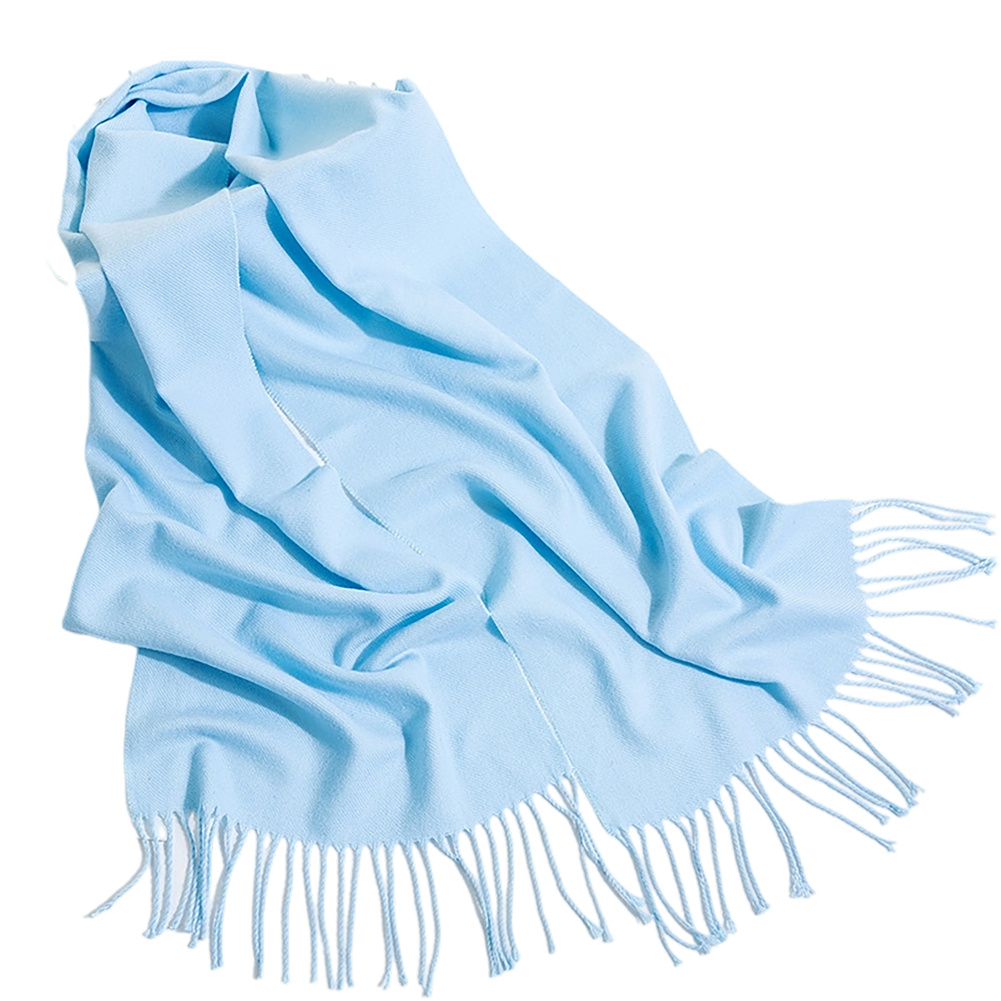 Pashmina Woven Scarf Long Soft Fabric With Fringe 27" x 78" 13