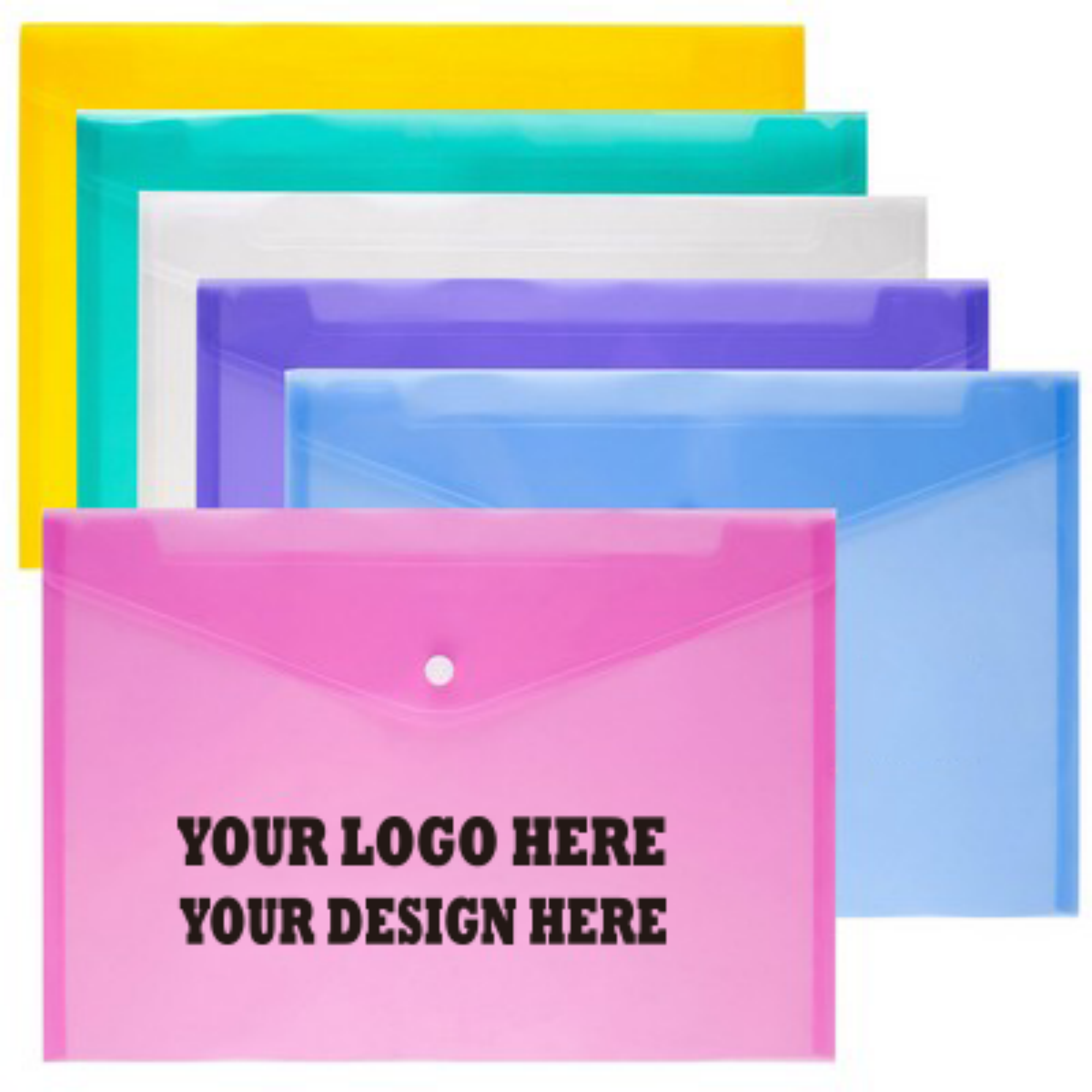 A4 Plastic Transparent File Bag 3
