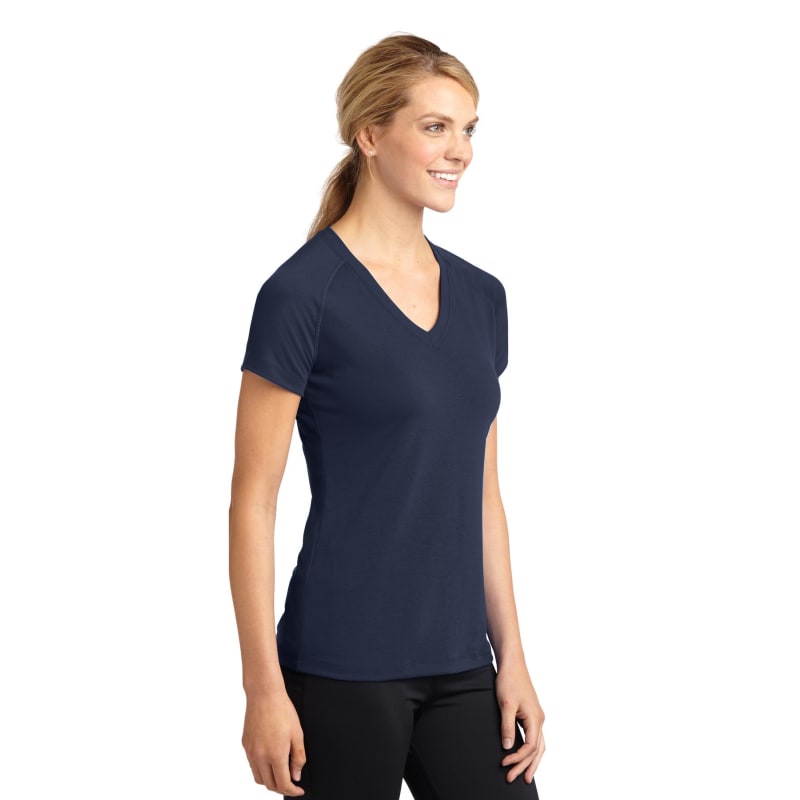 Sport-Tek Women's Ultimate Performance V-Neck. 33