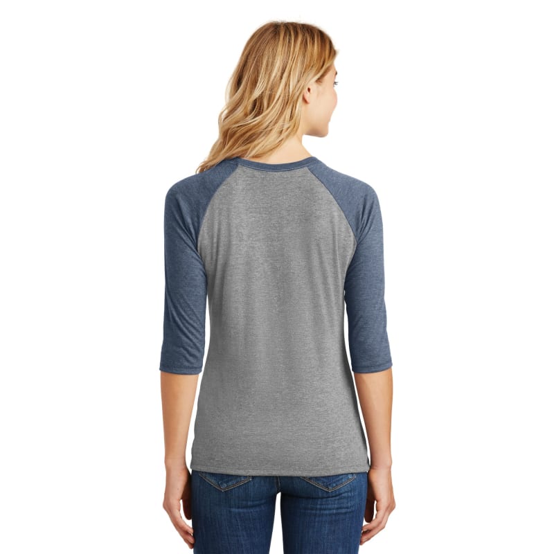 District Women's Perfect Tri 3/4-Sleeve Raglan. 36
