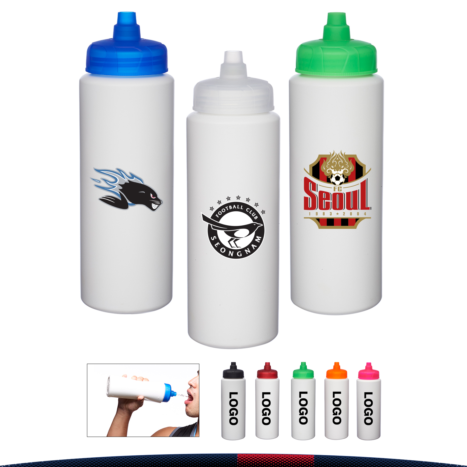 Kleay Plastic Water Bottle - 32 OZ. 11