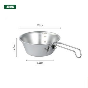 300 Ml Outdoor Foldable Handle Snow Slide Bowl 10