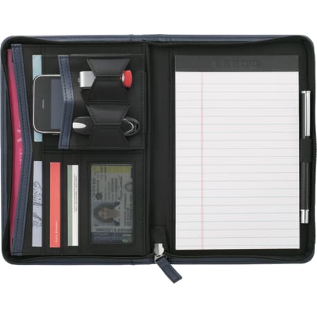 FSC® Mix Pedova™ Jr. Zippered Padfolio 4