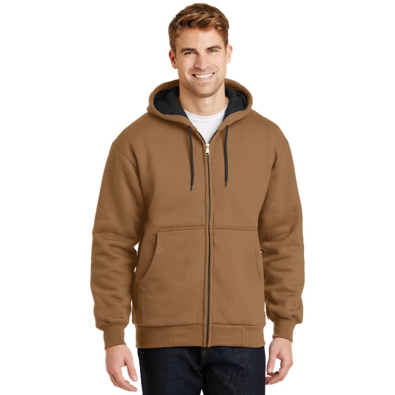 CornerStone - Heavyweight Full-Zip Hooded Sweatshirt With Thermal Lining. 14