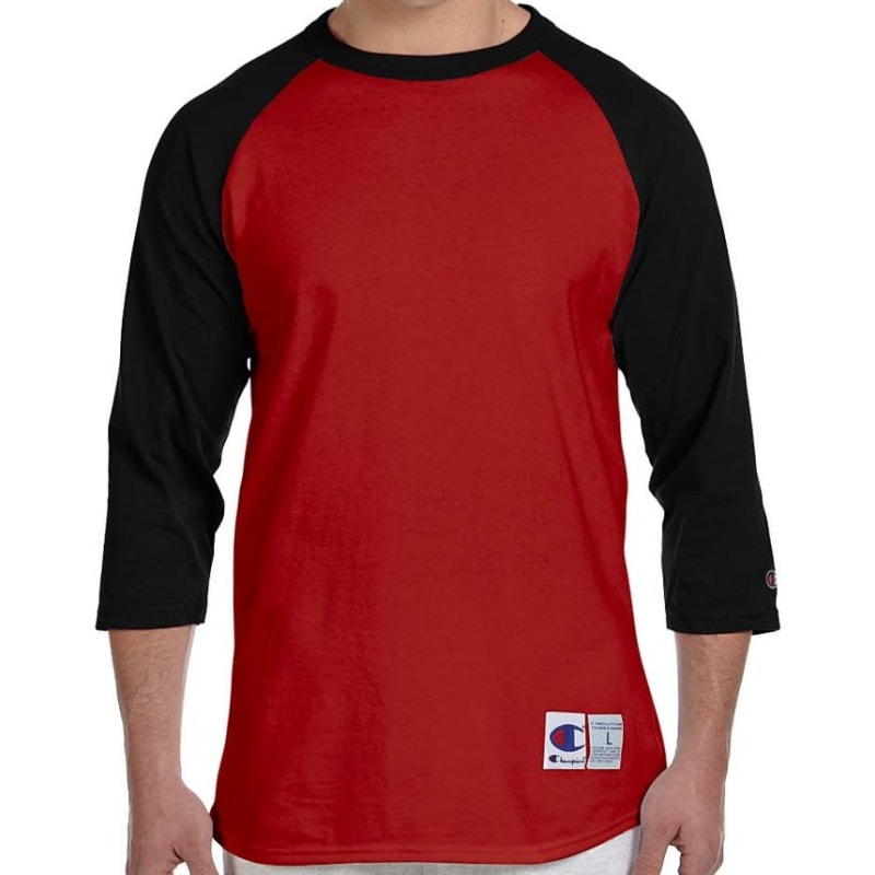 Champion 5.2 Oz. Raglan Baseball T-Shirt 2