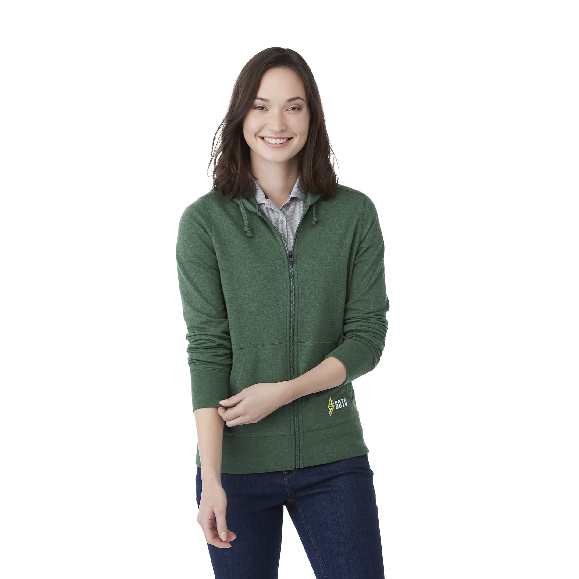 Women's ARGUS Eco Fleece Full Zip Hoody 121