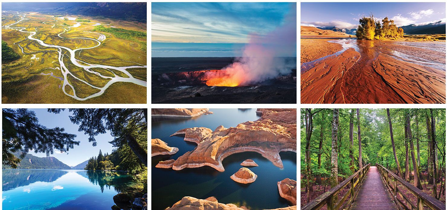 FULL COLOR NATIONAL PARKS DESK CALENDAR 17