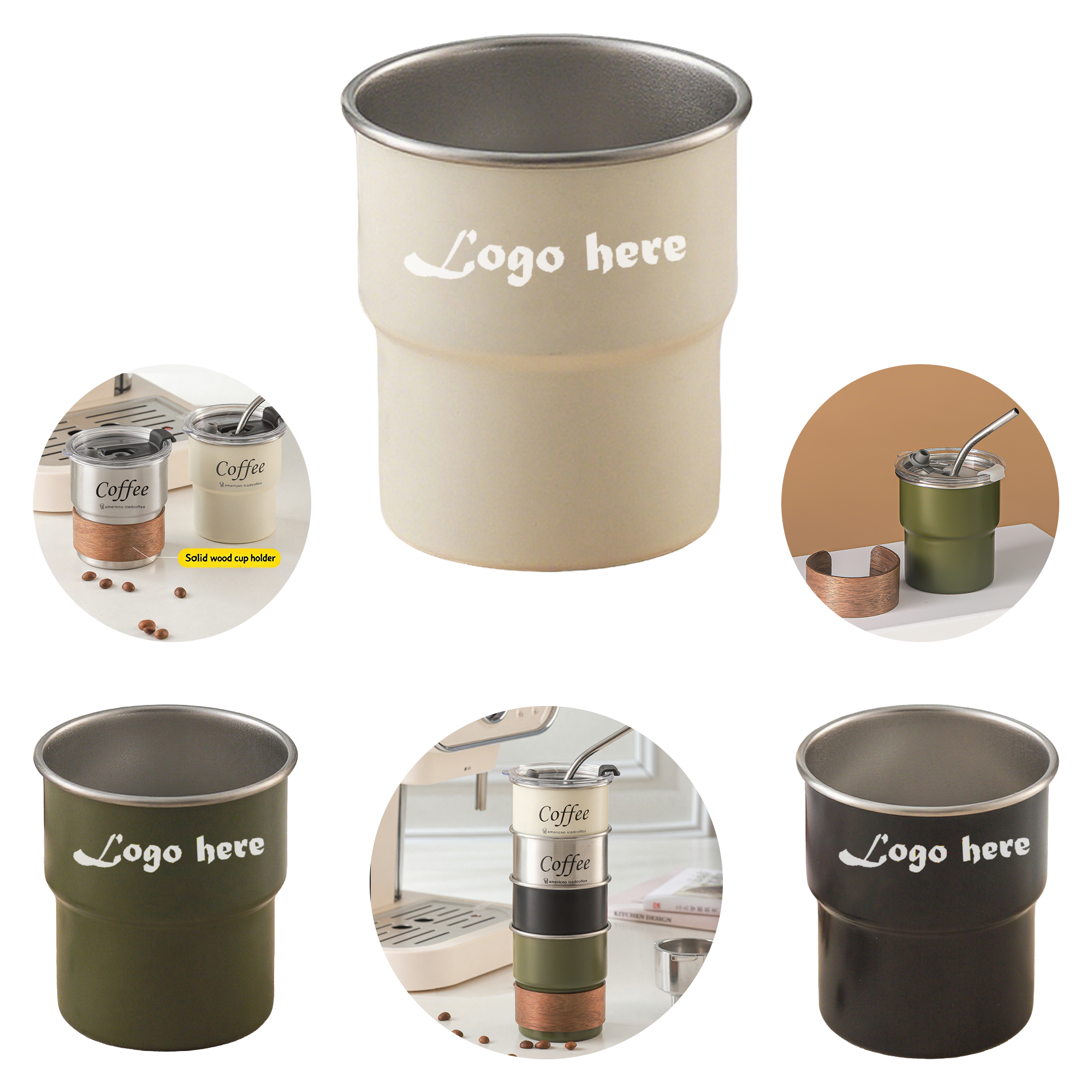 MOQ 50pcs Outdoor Adventure Insulated Mug 3
