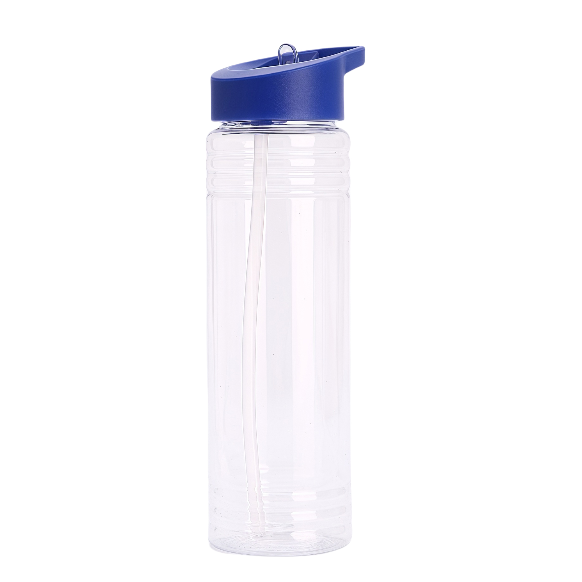 700ml Plastic PS Straw Cup with Handle Lid 2