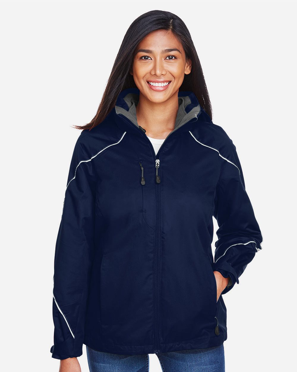 Women's Angle 3-in-1 Jacket with Bonded Fleece Liner - 78196 11
