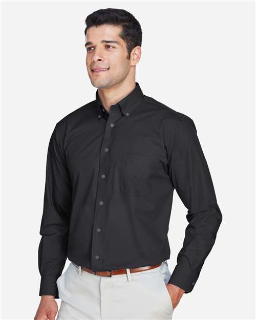 Men's Crown Collection® Broadcloth Woven Dress Shirt - D620 3