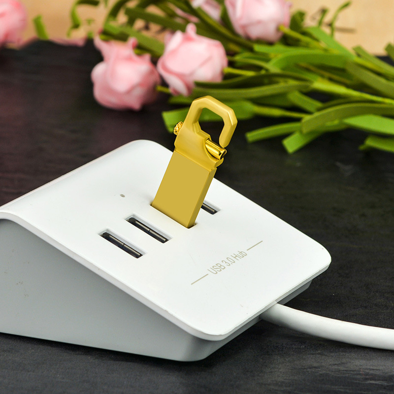 Metal Key Chain USB Flash Drive 5