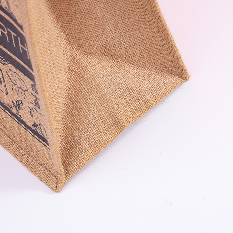 Large Jute Tote Bag, custom tote bag with logo imprint 3
