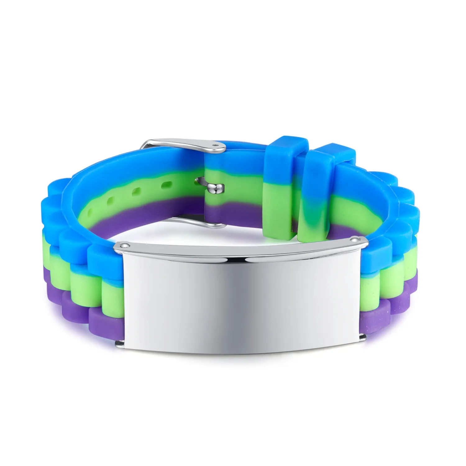 Stainless steel silicone bracelet 5