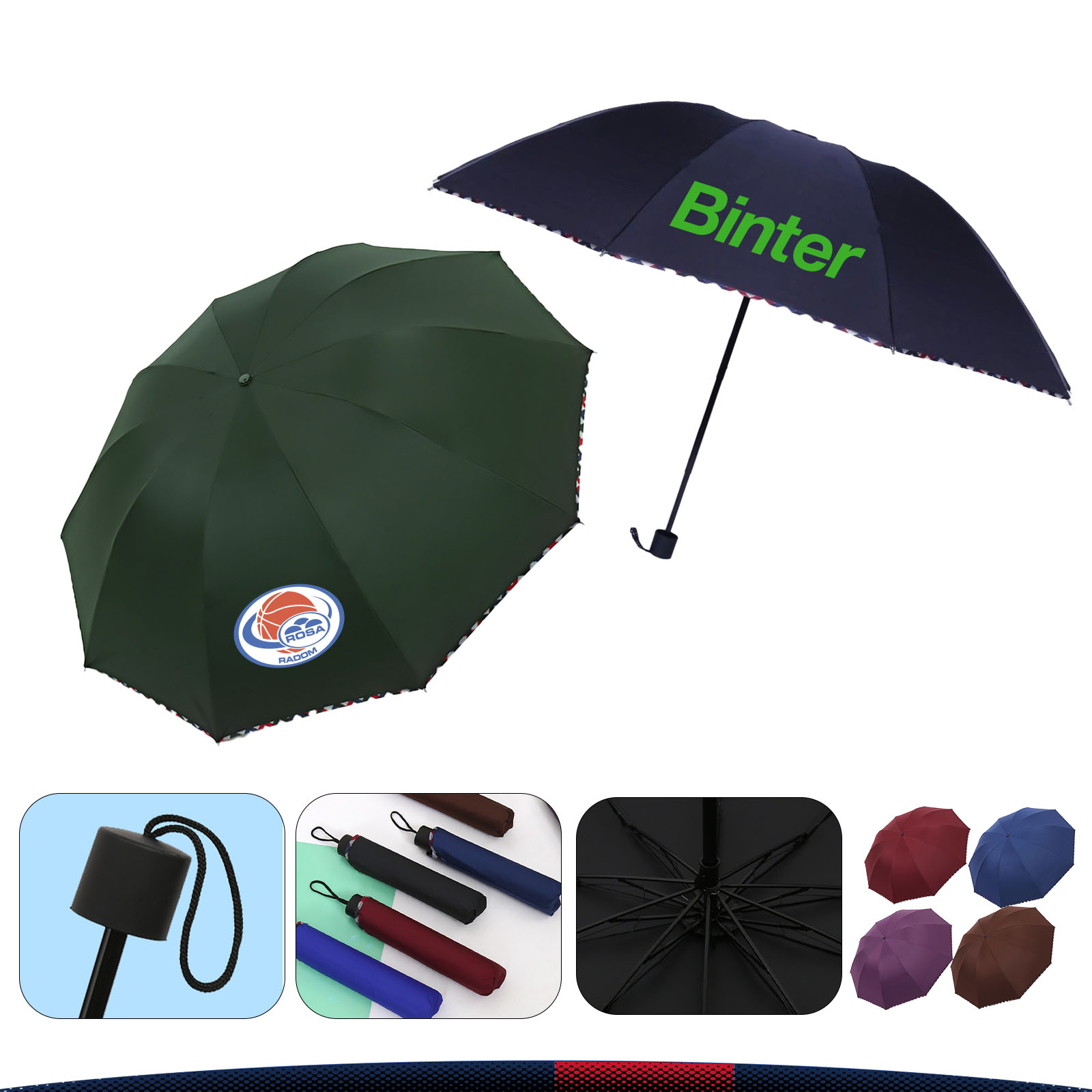 Riaky Collapsible Windproof Umbrella 3