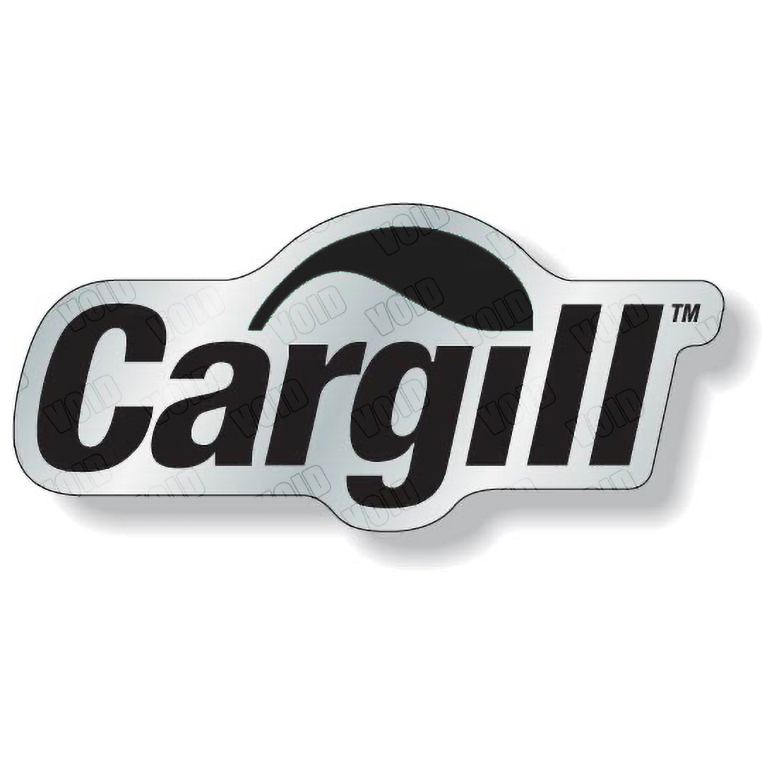 76 to 100 Sq. Inch Custom Bright Silver Polyester Decal w/ Void Imprint