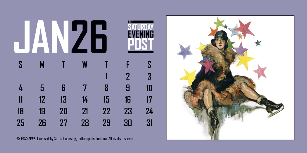 Triumph® Calendars  The Saturday Evening Post Desk Calendar