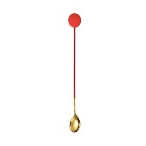 Round Tail Stainless Steel Stirrer Spoon 14