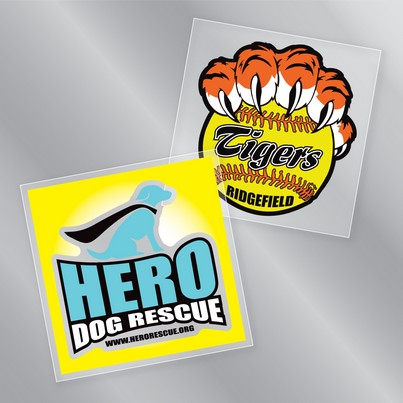 5.5" x 5.5" Square Static Cling